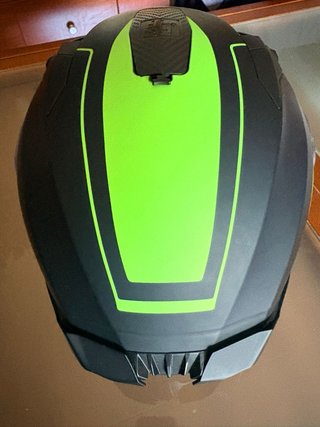 Casco Moto NZI GO RIDER Talla M Negro/Verde
