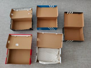 NIKE, ADIDAS, CONVERSE Cajas vacías