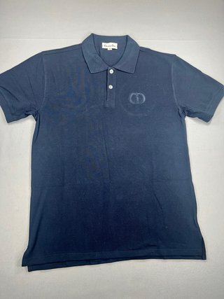 Polo Christian Dior Blu Taglia M