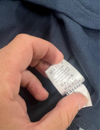 Polo Christian Dior Blu Taglia M