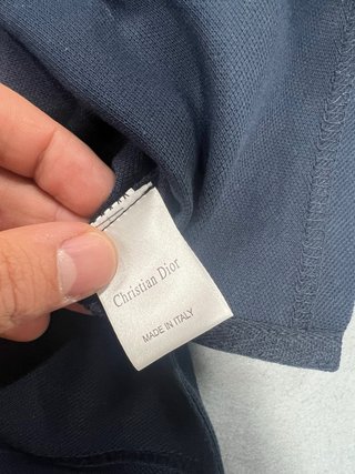 Polo Christian Dior Blu Taglia M