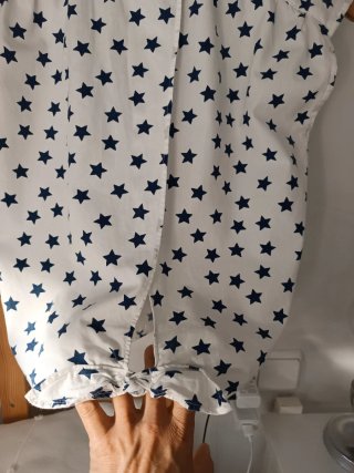 Camisa Pepe Jeans estrellas azul/blanco Talla XS