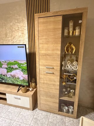 Mueble tv color roble