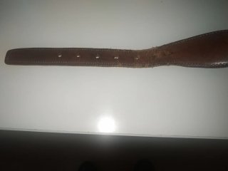Cinturón trenzado sin marca y otro El Caballo.