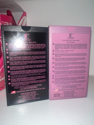 Pack 2 Perfumes Valentine Milano Mujer y Hombre