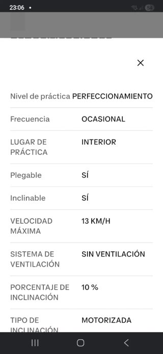 Cinta de correr negra