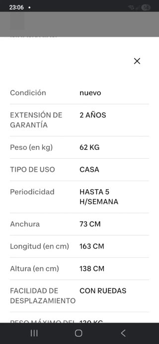 Cinta de correr negra