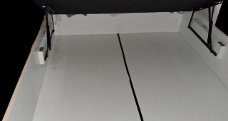 Cama canapé abatible con colchón viscoelástico