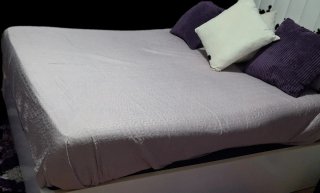 Cama canapé abatible con colchón viscoelástico