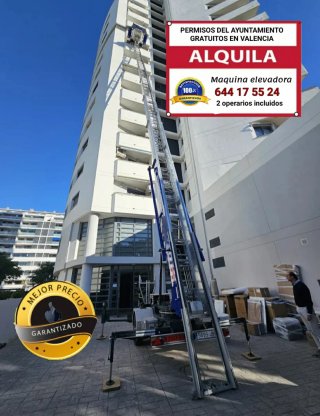 Plataforma elevadora alquiler Valencia