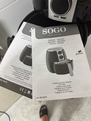 Freidora de aire SOGO 3,5 Litros