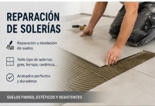 Reparación de humedades, solerias, terrazas...