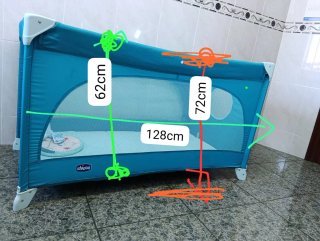 Cuna de viaje plegable