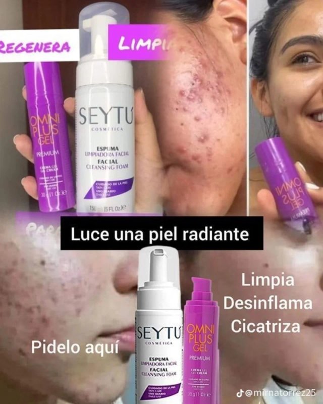 Cuidado facial sin acne