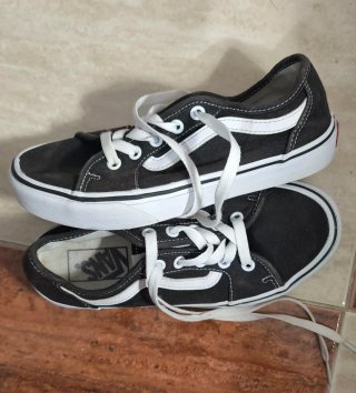 Zapatillas Vans Negras de mujer, talla 36