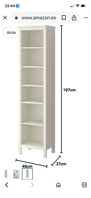 Escritorio Ikea Hemnes con Estanterías