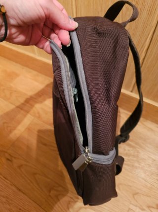 Mochila marrón