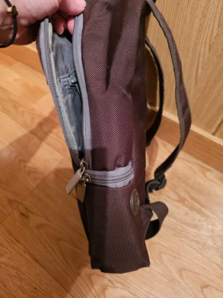 Mochila marrón