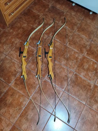 Arcos Recurvos Madera (3 uds)