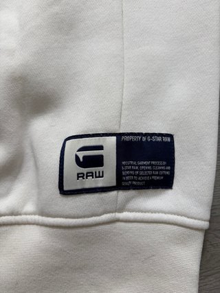 Sudadera G-Star RAW Blanca Talla L