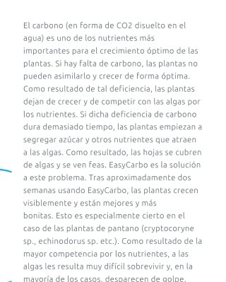 Easycarbo Abono Líquido para acuarios plantados