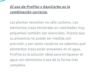 Easycarbo Abono Líquido para acuarios plantados