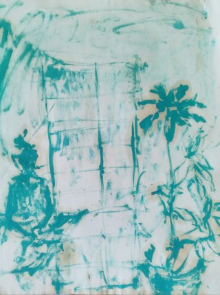 Dipinto a mano - Dentro lo studio, Villa Greppi