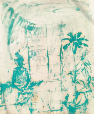 Dipinto a mano - Dentro lo studio, Villa Greppi