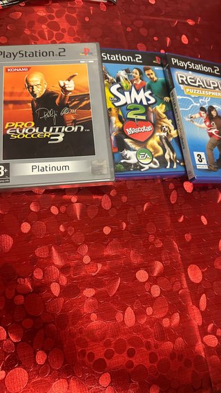 Lote Juegos PS2: Pro Evolution Soccer 3, Los Sims