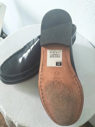 Castellanos Mocasines Talla 41 Negro un solo uso