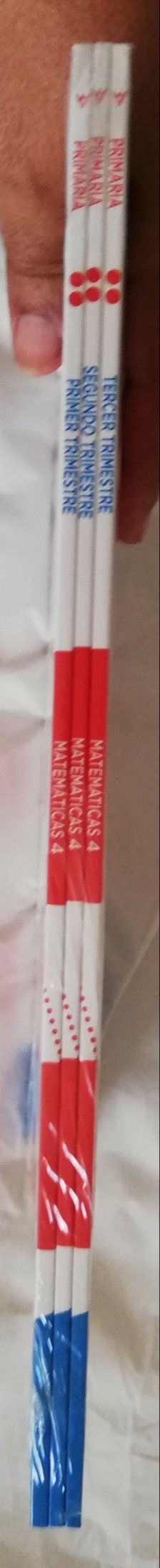 Libros Matemáticas 4 primaria, Anaya, los 3 trimes