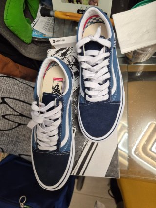 Zapatillas Vans Old Skool Azul/Blanco