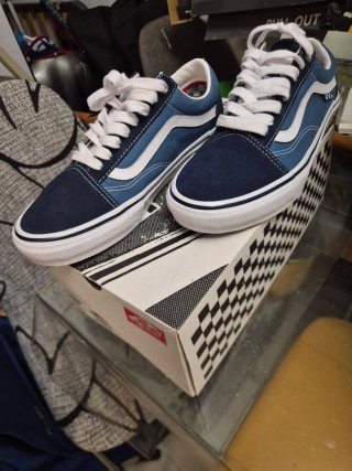Zapatillas Vans Old Skool Azul/Blanco