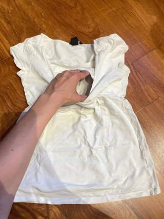 Camisetas Lactancia Rayas Azul y Blanco