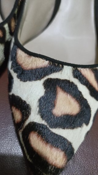 ZARA Animal Print Tacones Talla 37