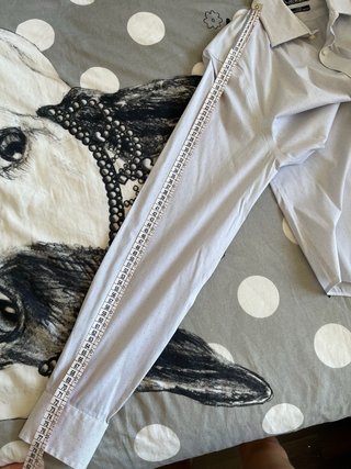 Camisa Ralph Lauren azul con puntos