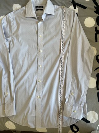 Camisa Ralph Lauren azul con puntos