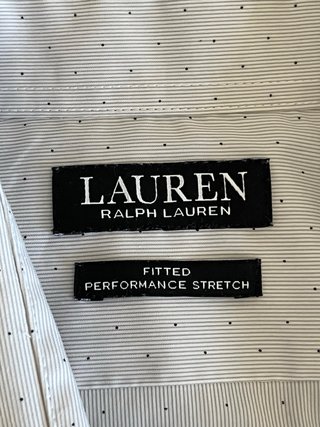 Camisa Ralph Lauren azul con puntos
