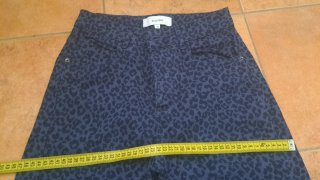 Jeans Scalpers leopardo azul lujo raros talla XS