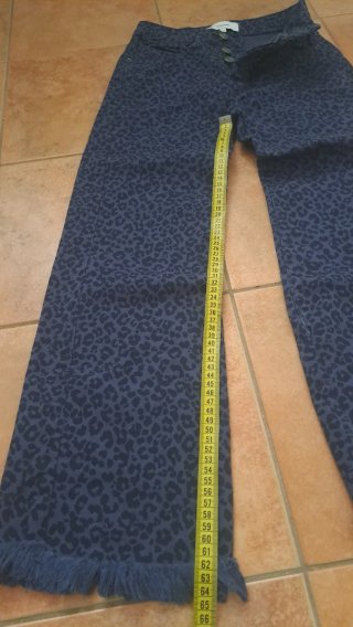 Jeans Scalpers leopardo azul lujo raros talla XS