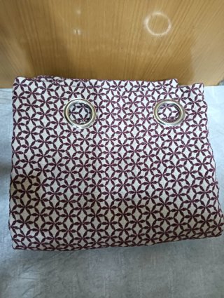 Cortina Maison du Monde Beige e Viola Nuova