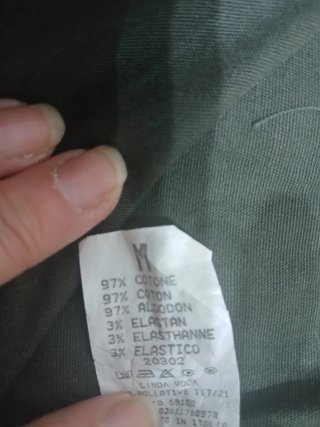 Pantalón cargo verde
