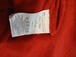 Camiseta roja, talla S