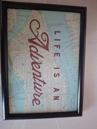 Cuadro Adventure Mapa NYC IKEA