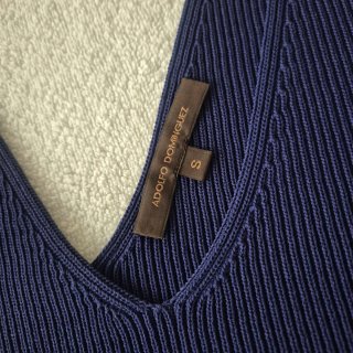 Top tirantes Adolfo Dominguez azul Klein T.S