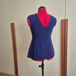 Top tirantes Adolfo Dominguez azul Klein T.S