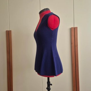 Top tirantes Adolfo Dominguez azul Klein T.S