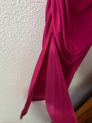 Falda rosa fruncida Talla M