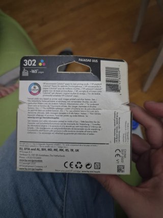 Cartucho Tinta HP 302 Tricolor