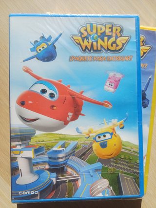 3 DVDs Infantiles Super Wings Nuevos